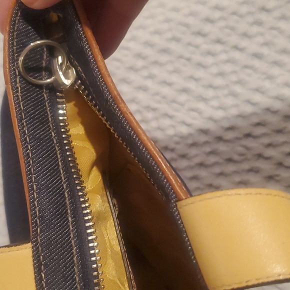 Coach Demin and Leather Bag - Picture 5 of 7